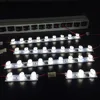 Special lighting effects in double-side signs LED stripe side emitting warm white