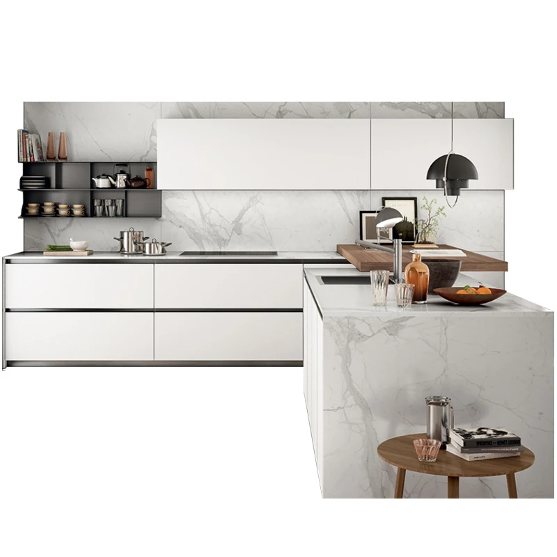 Modern Kitchen Cabinets Design Mdf Kitchen Cabinet White Color