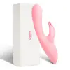 LEVETT Maya Soft Silicone Arbitrary Bending Multi Modes Rabbit G-spot Vibrator for Women Pleasure