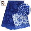 Trustwin African embroidery mesh tulle lace fabric for wedding