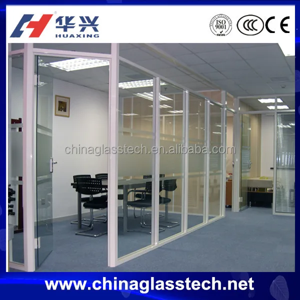 Ce Iso Ccc Pvc Frame Frosted Glass Office Cubicles View