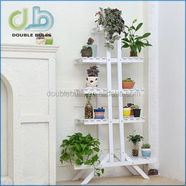 Wholesale Eudipleural Fivelayer Indoor Wooden Flower Shelf Buy