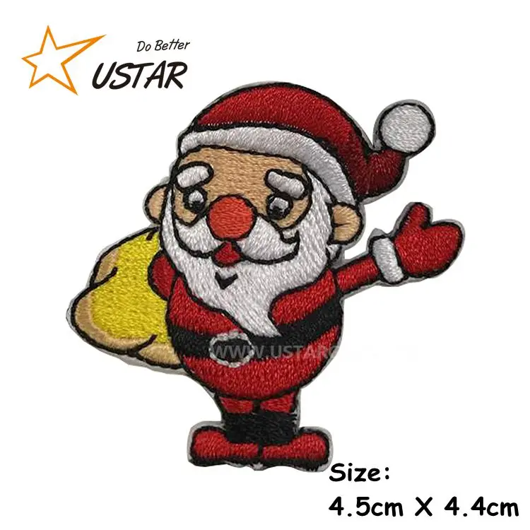 Wholesale removable christmas cute fabric embroidery stickers for Wholesale removable christmas cute fabric embroidery stickers for