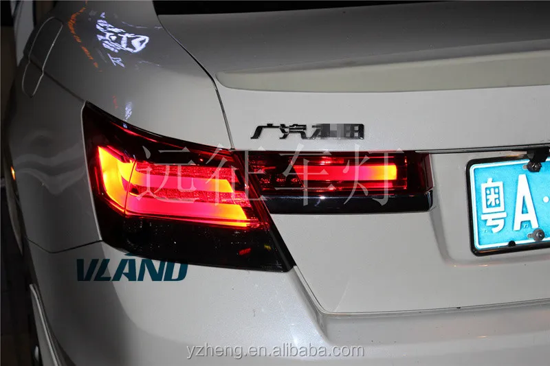 Vland factory car taillights for Accord 2008-2013 LED tail lights plug and play