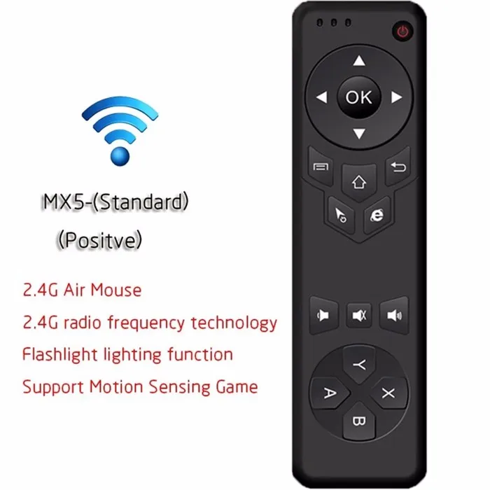 Mx5 2.4g Remote Control Mx3/fm3s Air Mouse Wireless Keyboard + Voice ...