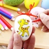 NEW 6 Pack Easter Egg Stencil Painting Art Craft Kit with 4 markers