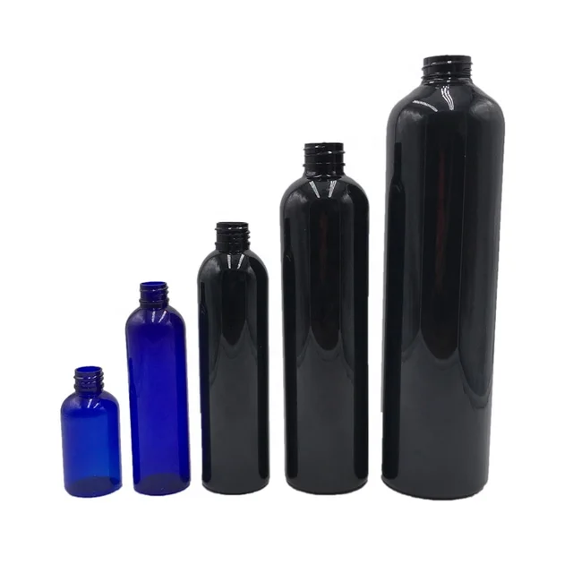 カスタムプラスチックボトルペット 500 ミリリットル/16 オンスシャンプー包装プラスチックボトルシリンダー弾丸形状つや消しボトル