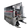 computer full-automatic high speed double color printing slotting and die-cutting machine