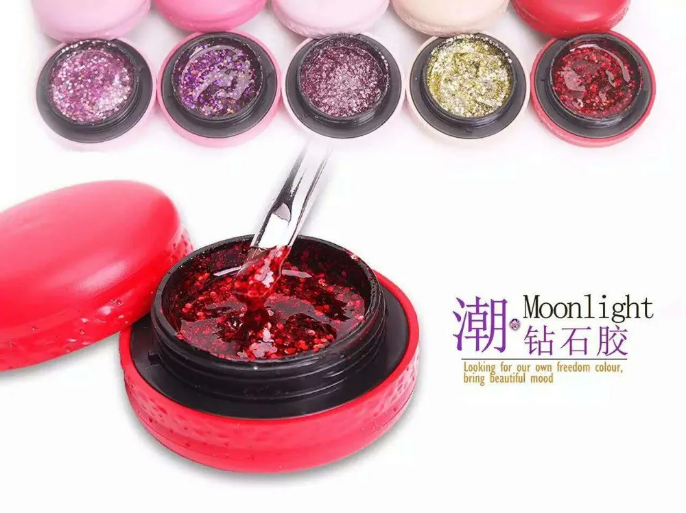 2016 Fashionable Acetone Free Hologram Uv Gel Nail Polish Buy