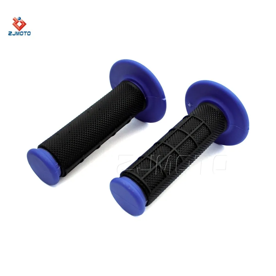 Mx Soft Red Gray Motocross Hand Grips For 22mm 7/8'' Handlebar Dirt Pit