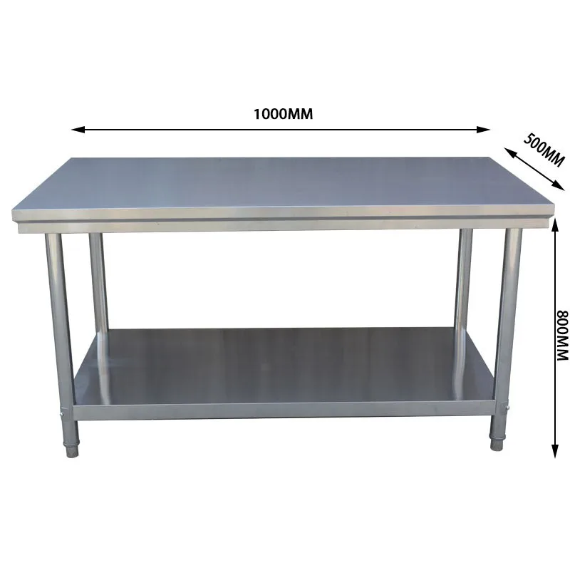 Stainless Steel Kitchen Worktable With Backsplash - Buy Worktable With ...