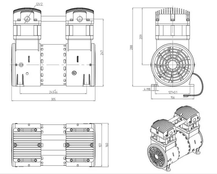 180 л мин. Безмасляный вакуумный насос krx6-p-v-03 чертеж. Безмасляный компрессор схема электрическая. Безмасляный вакуумный насос krx6-p-v-03 чертеж с размерами. Wo 10-120 компрессор поршневой безмасляный чертеж с размерами.