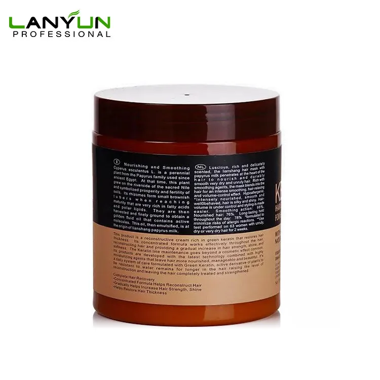 High Quality 100 Natural Herbal Keratin Hair Spa Cream Mask For