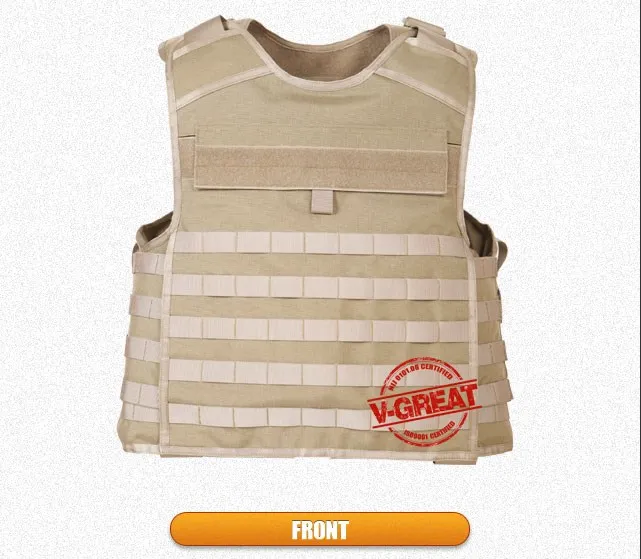 Tactical Modular Bulletproof Vest With Quick Released Or Standard Type