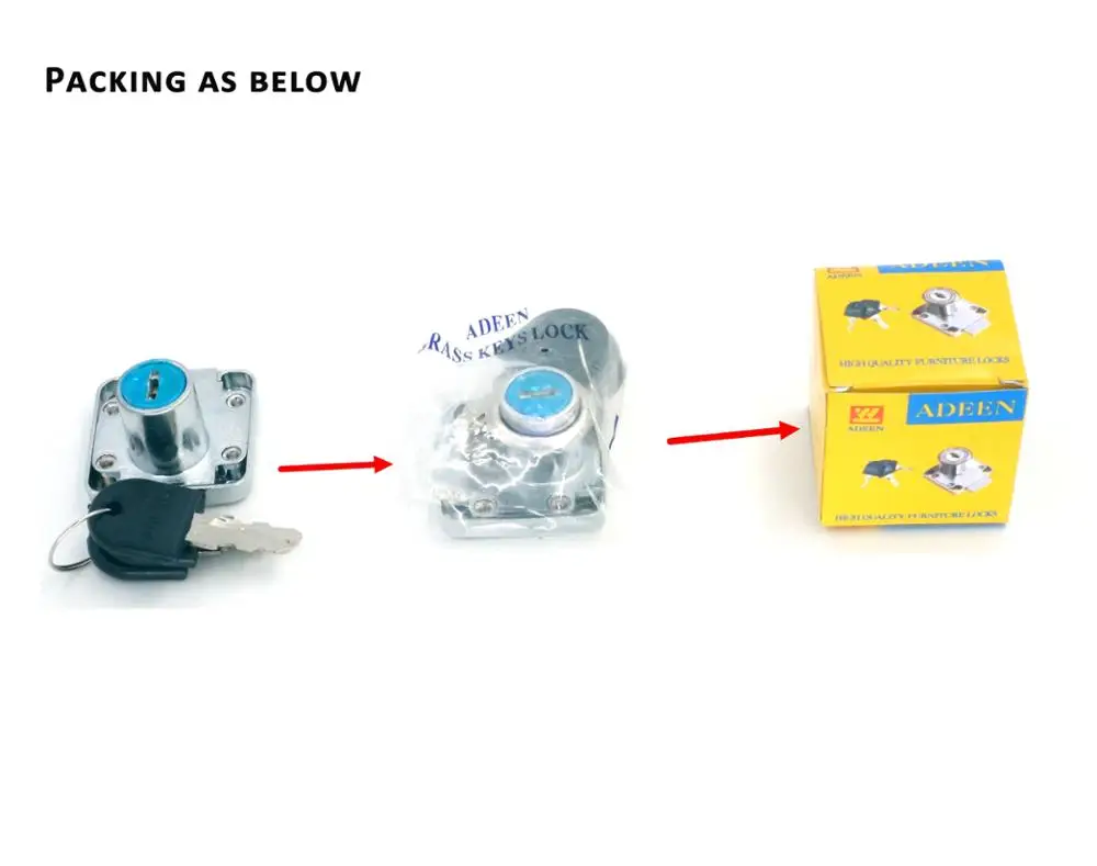 13822 Best Lock Automatic Evergood Furniture Lock Multi Drawer