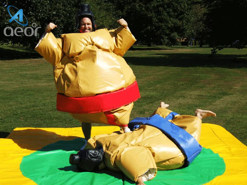 Best Quality Yellow Sumo Inflatable / Sumo/ Body Inflation Suits For ...