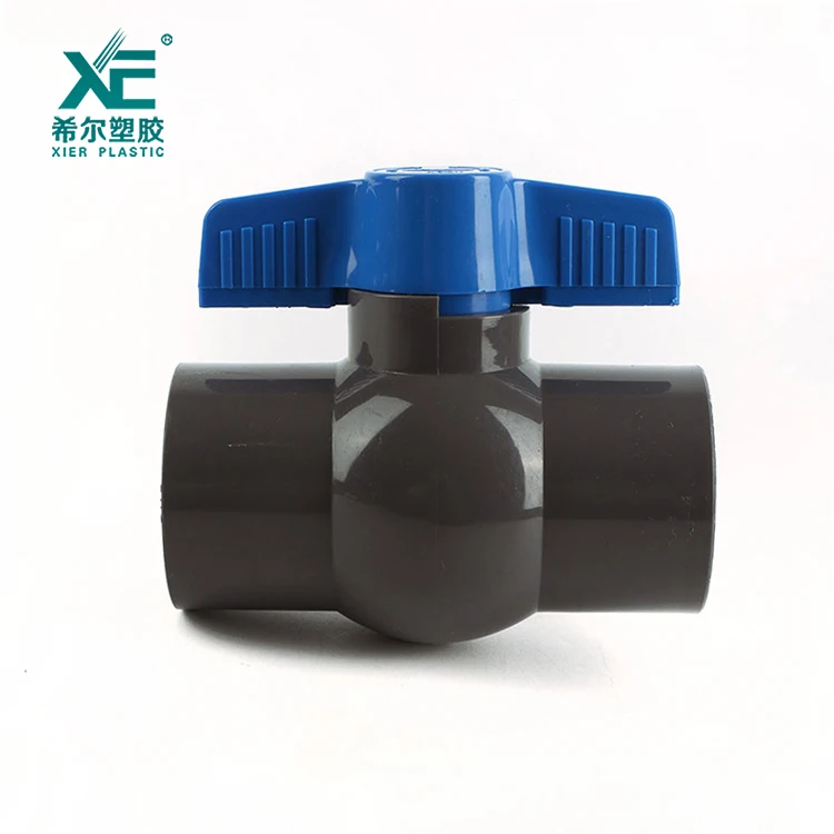 China Made Exporter Blue Handle Compact Pvc Ball Valve Buy Pvc Ball