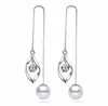 Fashion Jewelry 2018 Long Tassels Pearl Earrings In Silver Plated New Women Earring