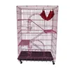 Best Quality Indoor Large Metal Cat Homes Pet Cage With Wheels For Cats