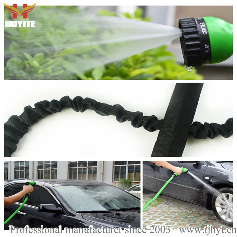 Flexible expanding telescopic expandable magic water garden hose