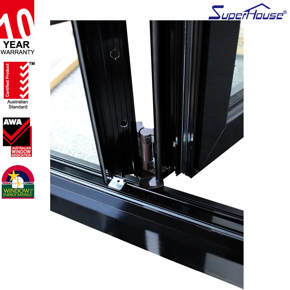 Australian standard as2047 aluminium interior bi-fold window shutters/sliding folding window