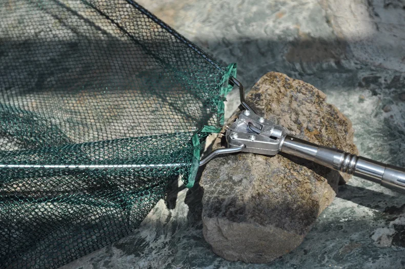 Peche Folding Aluminum Alloy Flying Fishing Tackle Nylon Landing Fine