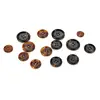 New selling fancy charm blooming cheap wholesale resin buttons