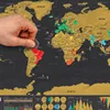 Factory price World Tracking Map Meaningful World Scratch Travelling Map for office home use
