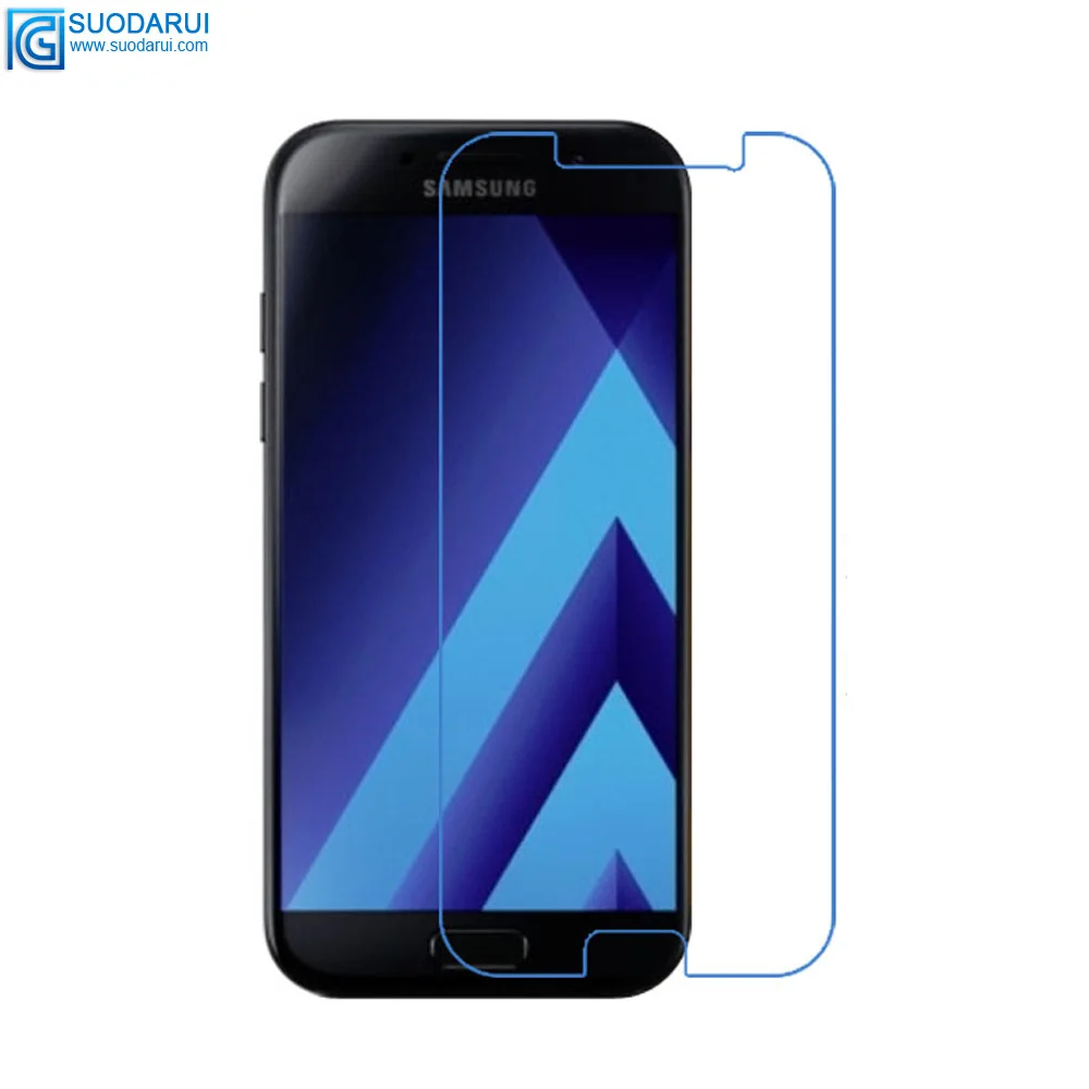 Tempered Glass Screen Protector for Samsung Galaxy A3 A5 A7 2017 9H 2.5D 0.26mm HD Transparent Film