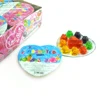 JY-001 Box pack LOVE STORY heart shape mixed assorted fruit jelly pudding