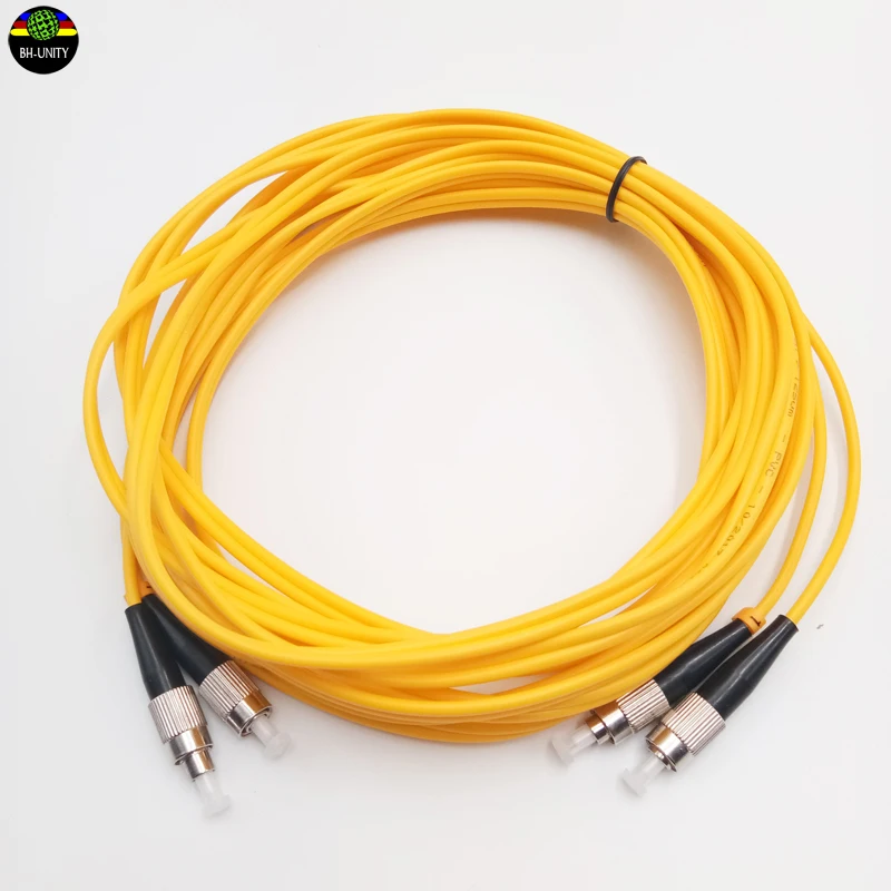 高速!6m  10m 单芯双线圆头光纤电缆用于打印机补丁代码