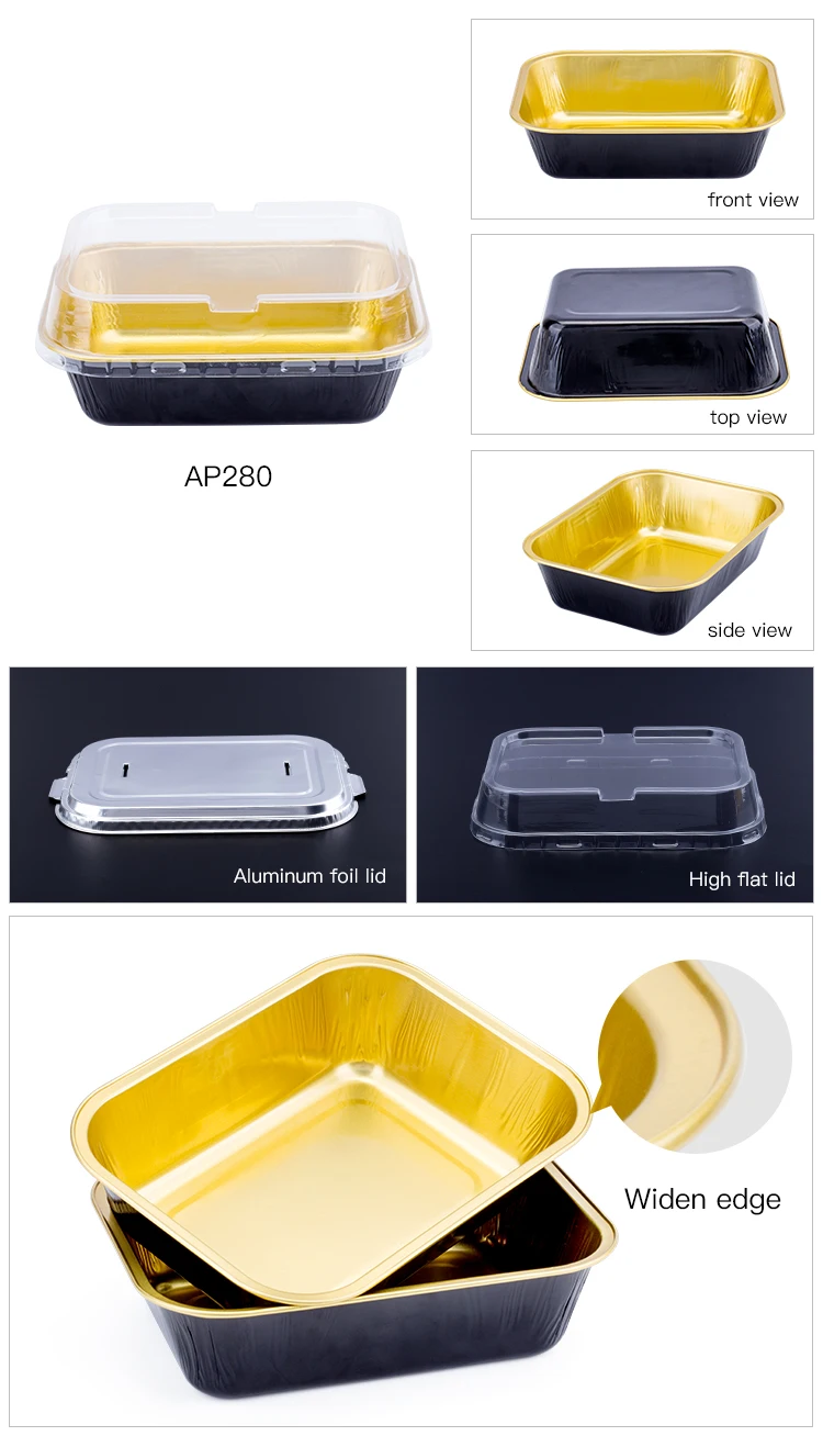 280ml/9oz Abl Pack Oven And Microwave Safe Food Disposable Containers