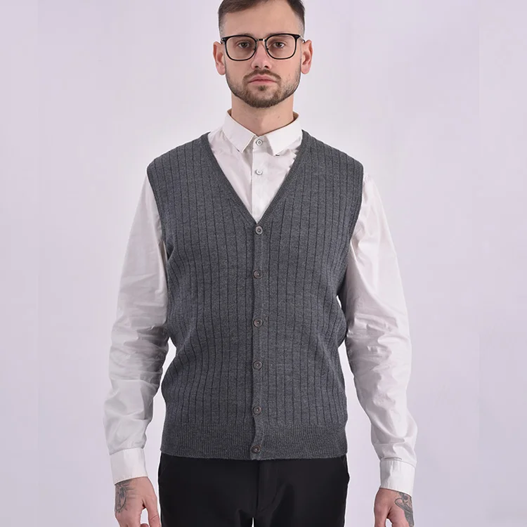 Button Front Wool Mens Sweater Vest Buy Sweater Vest,Mens Sweater