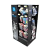 Paper Store Promotional Corrugated Board Hanging Display Stands Retail