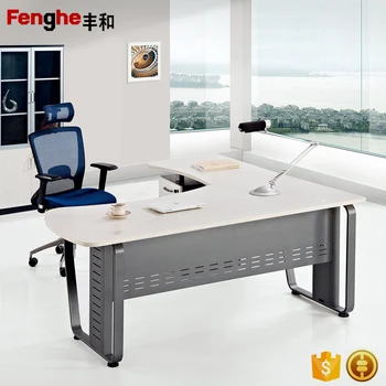  Kantor  Furniture L  Bentuk  Modern Meja  Kantor  Putih Buy 