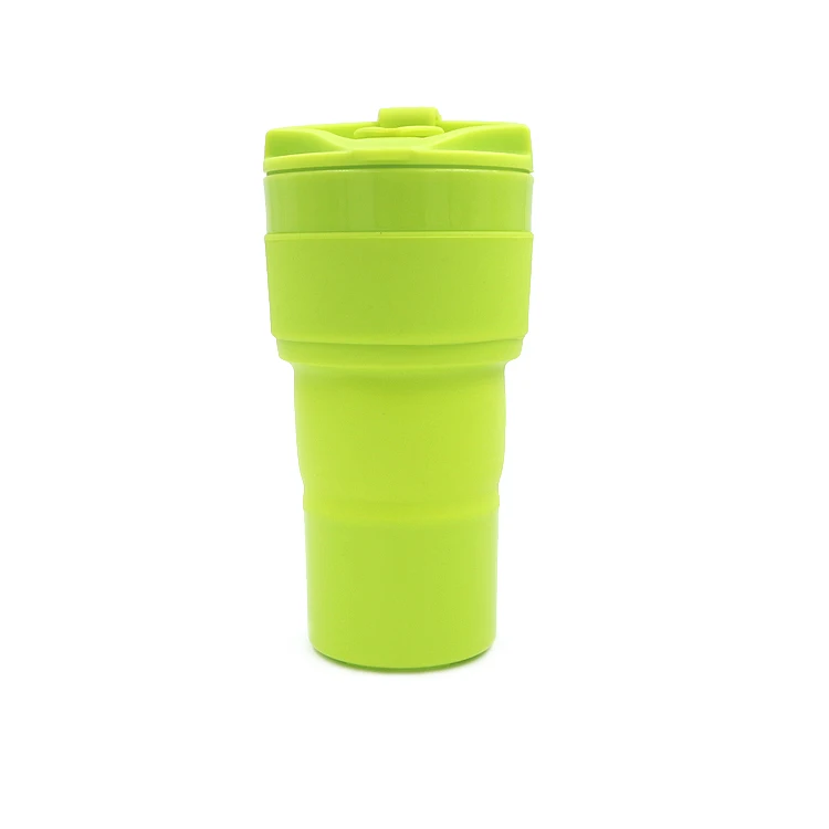 Hot sale in China outdoors silicone foldable cup coffee cup holder