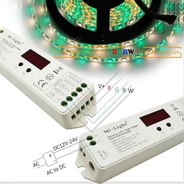 DC12V 24V 15A 2.4G wireless control Mi.Light LS1 4 in 1 Smart LED Controller