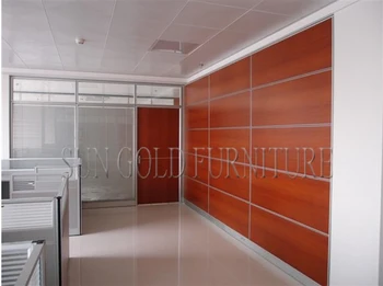 Modern Floor To Ceiling Used Office Wood Divider Wall Partition Sz
