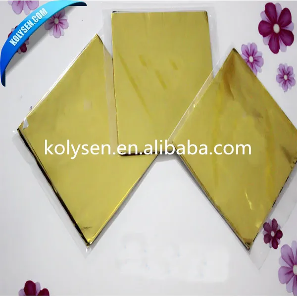 Promotion Gold Colorful Chocolate Aluminum Foil Food Wrapping Paper