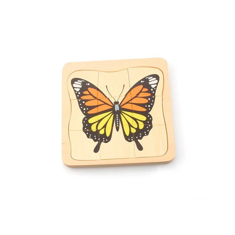 Kindergarten Montessori Educational Wooden Five Layers Jigsaw Puzzle Child Toys