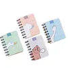 Lovely Student Flip Coil Fresh Style Loose-leaf Small Pocket Notebook Custom Wholesale Cute Cartoon Sprial Notebook