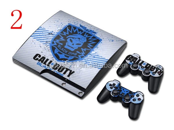 thumbnail image 2 of Multicolor Skin Sticker Cover Decal For PS3 Slim Console And 2 Controllers 2 of 5