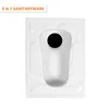 sanitary ware easy squat toilet floor installation ceramic squatting pan supplier