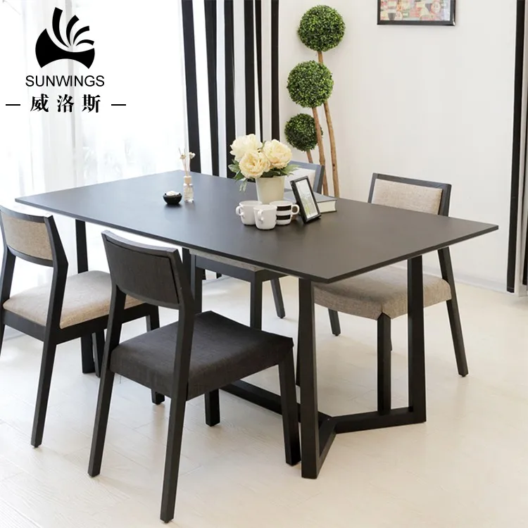 Wholesale Modern Nordic Style Dining Room Furniture Wooden Dining Table And 4 Chairs Set Buy Kayu Meja Makan Dan 4 Kursi Set Untuk Hotel Modern Nordic Set Meja Makan Untuk Ruang