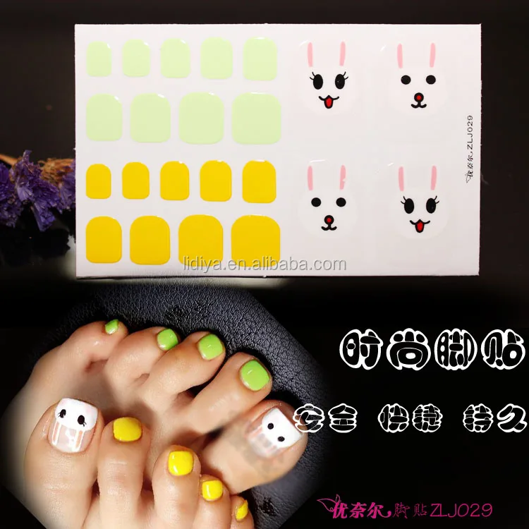 nail and toe stickers