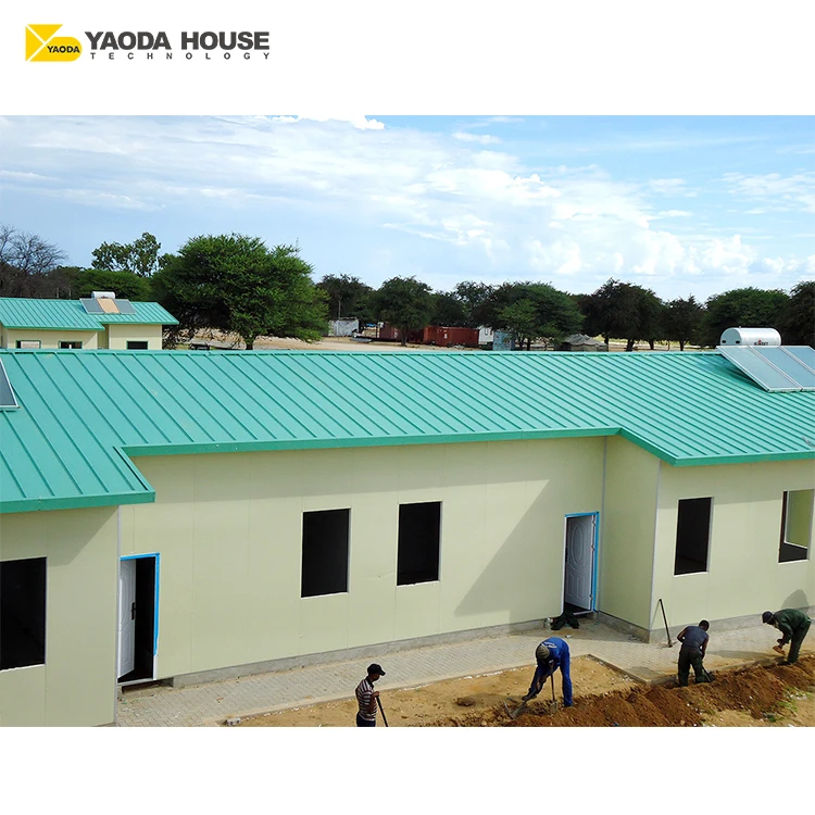 Eps sandwich panel prefab heat insulation house light steel structure