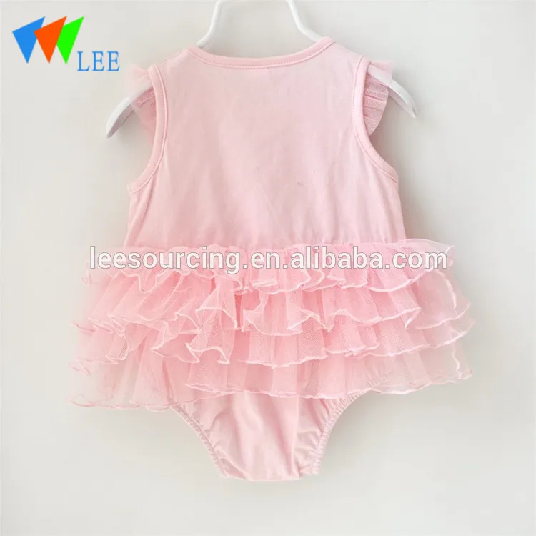 lace ruffle onesie