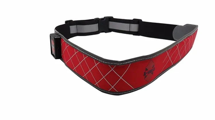 Night Running Safety Belt with LED Light Sports Waist Belt for Safety Warning for Runner