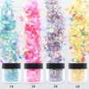 Hot Selling Colorful Nail Glitter KG Bulk Packing Nail Art Decoration 12 Colors Shell Flakes