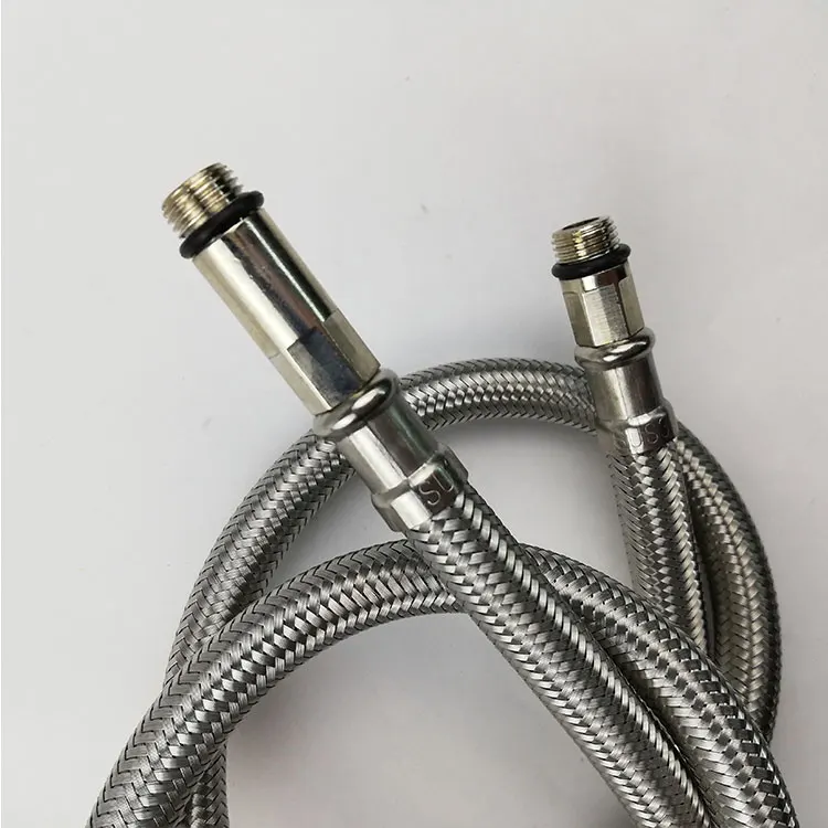 L60cm 304 Stainless Steel Kitchen Faucet Inlet Braided Flexible Hose